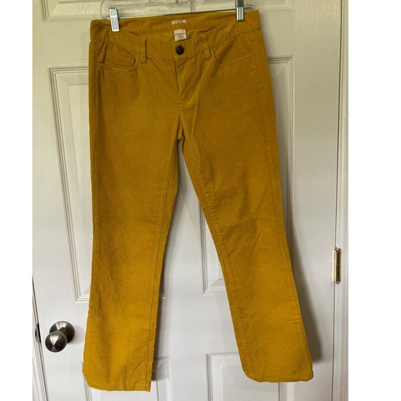 J.Crew Pants - J. Crew Matchstick Mustard Corduroy Pants 27R (6) Classic Preppy Minimalist